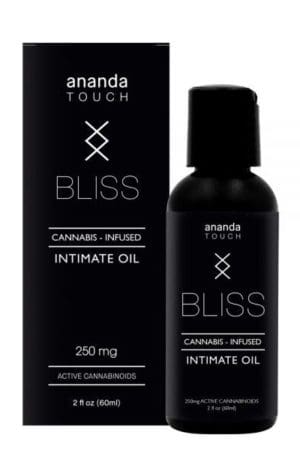 ananda touch bliss cannabis infused intimate oil