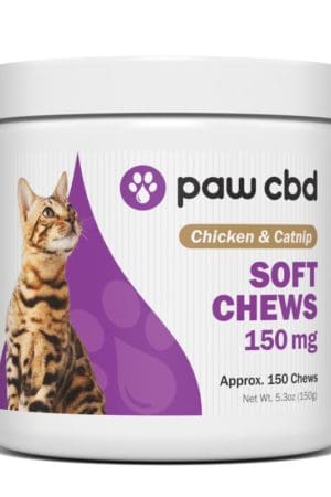 cbdmd cat soft chews chicken and catnip