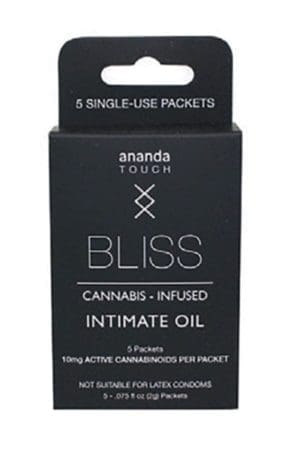 Ananda Touch Bliss Intimate Oil 10mg CBD Single-Use Packets