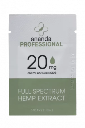 ananda professional full spectrum hemp extract 20mg single dose