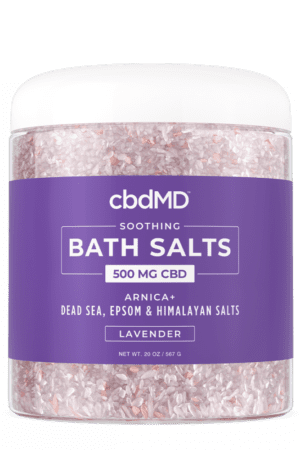 cbdmd bath salts lavender 500mg