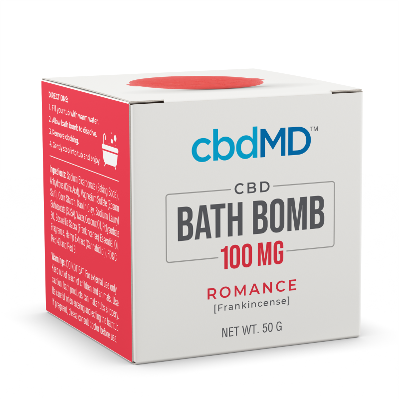 CBD Bath Bomb Romance - Frankincense - 100 mg