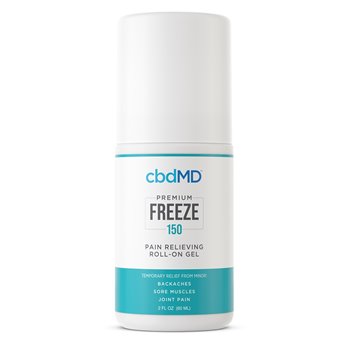 cbdMD 150mg Freeze Pain Relief Roller CBD in White