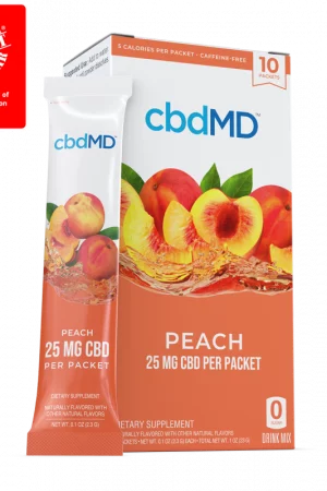 CBD Powdered Drink Mix PEACH - 25MG