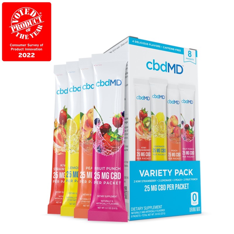 CBD Drink Mix VARIETY PACK - 8 COUNT